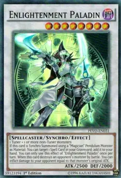 Enlightenment Paladin - PEVO-EN031 - Super Rare 1st Edition Yugioh - Image 1