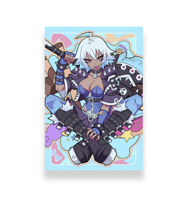 Yugioh - Roxi - Lollypopland - Blue - Mana Moon Amanda Lapalme - Sleeves X70 New - Image 1