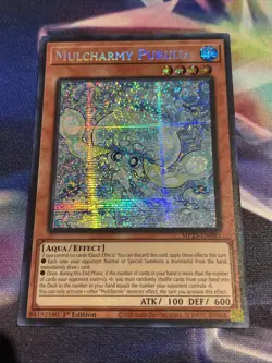 Yu-Gi-Oh! TCG Mulcharmy Purulia MP25-EN085 Prismatic Secret Rare Yugioh NM/M - Image 1