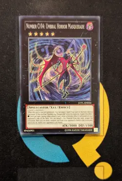 JOTL-EN056 Number C104: Umbral Horror Masquerade Super Rare YuGiOh - Image 1