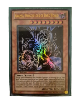 YuGiOh Grapha, Dragon Lord of Dark World Ultra Rare 1st Edition SDGU-EN001 - Image 1