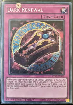 YuGiOh Dark Renewal Secret Rare YGLD-ENB00 NM - Image 1