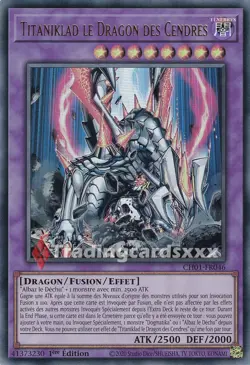 Yu-Gi-Oh! Titaniklad le Dragon des Cendres : UR CH01-FR046 - Image 1