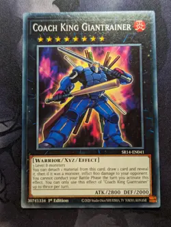 Yu-Gi-Oh! - Coach King Giantrainer - SR14-EN041 - Common - 1st Edition - Image 1