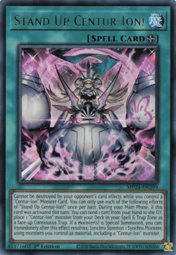 Yugioh MP24-EN299 - Stand Up Centur-ion - Ultra Rare - Image 1