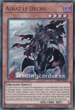 Yu-Gi-Oh! Albaz le Dechu : UR CH01-FR001 - Image 1