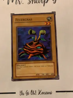 FEUERGRAS - LOB-G014 DEUTSCH Yu-Gi-Oh! CARD COMMON KONAMI - Image 2