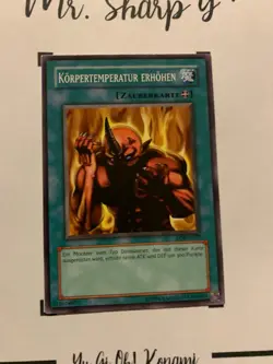 KORPERTEMPERATUR ERHOHEN - LOB-G077 DEUTSCH Yu-Gi-Oh! CARD COMMON KONAMI - Image 2