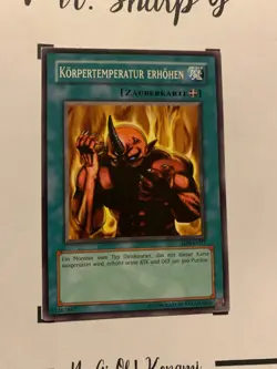 KORPERTEMPERATUR ERHOHEN - LOB-G077 DEUTSCH Yu-Gi-Oh! CARD COMMON KONAMI - Image 3