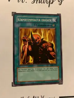KORPERTEMPERATUR ERHOHEN - LOB-G077 DEUTSCH Yu-Gi-Oh! CARD COMMON KONAMI - Image 4