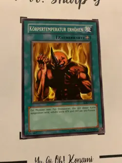 KORPERTEMPERATUR ERHOHEN - LOB-G077 DEUTSCH Yu-Gi-Oh! CARD COMMON KONAMI - Image 5