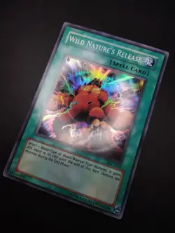 YUGIOH 2004 | WILD NATURE'S RELEASE | IOC-033 | NA PRINT | SUPER RARE | NM - Image 3