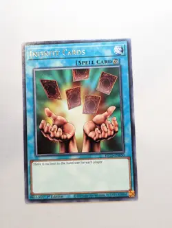 YUGIOH TCG KICO-EN050 Infinite Cards Rare 1st Edition NM - Image 1