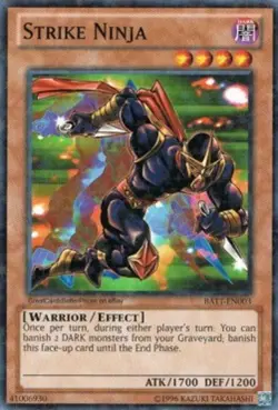 1x (NM) Strike Ninja - BATT-EN003 - Starfoil Rare - Unlimited Edition YuGiOh - Image 1