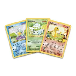 Pokemon TCG First Partner Kanto oversize cards Bulbasaur Charmander Squirtle - Image 1