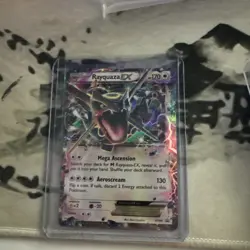 Pokemon TCG Rayquaza EX XY69 Holo Black Star Promo Card - Image 1