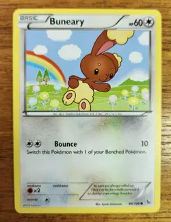 Buneary Pokemon Card, Flashfire Set 84/106 - Image 1