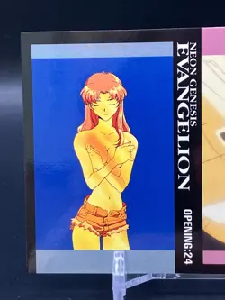 EVA-01 MISATO KATSURAGI Neon Genesis Evangelion Cards TCG Japanese 1996 OP24 - Image 3