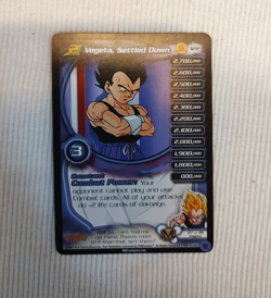 DBZ Dragon Ball Z Card Vegeta, Settled Down #122 CCG LIMITED Kid Buu Saga MP - Image 1