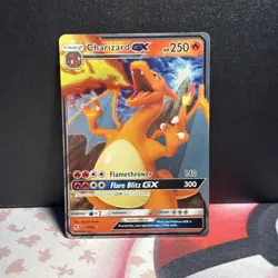 Charizard GX 9/68 Hidden FatesHolo Pokemon Card NM - Image 1