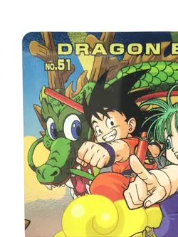 Bulma Goku DRAGON BALL Gumi Card TCG MORINAGA Vintage Japan very rare No.51 - Image 3