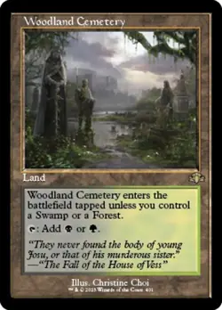 Woodland Cemetery x1 1x Retro Dominaria Remastered NM MTG - Image 1