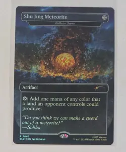🌟 Shu Jing Meteorite Fellwar Stone RAINBOW 🌈 FOIL MTG Avatar Secret Lair 🌟 - Image 1