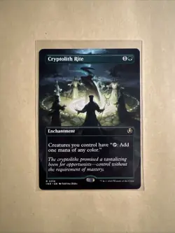 MTG Cryptolith Rite INR 0316 R NM Regular Borderless - Image 1
