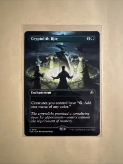 MTG Cryptolith Rite INR 0316 R NM Regular Borderless - Image 2