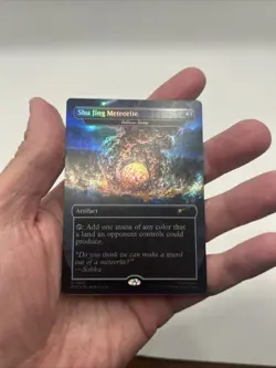 R 7062 Shu Jing Meteorite Borderless Rainbow Foil MTG Magic Avatar Secret Lair - Image 4