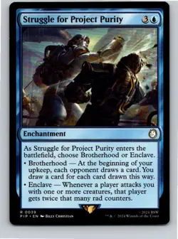 Magic the Gathering Struggle for Project Purity Fallout Commander MTG Free Ship! - Image 1