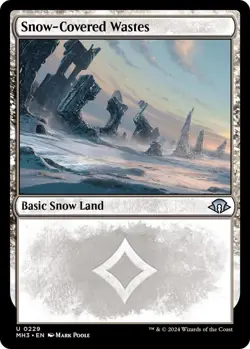 Snow-Covered Wastes (0229) 0229 MTG Modern Horizons 3 Uncommon NP - Image 1