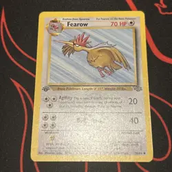 Pokemon Jungle Fearow 36/64 1st Edition Uncommon HP/DMG - Image 1