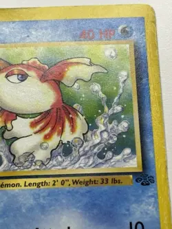 Pokemon Goldeen 53/64 WotC Jungle 1st Edition Common HP - Image 2