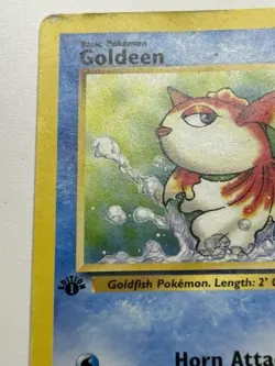 Pokemon Goldeen 53/64 WotC Jungle 1st Edition Common HP - Image 3