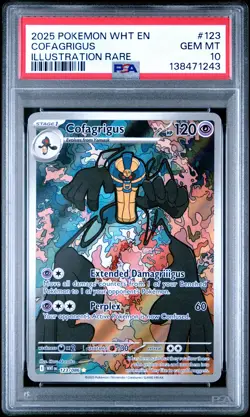 Cofagrigus 123/086 Illustration Rare Wht En-white Flare Pokemon PSA 10 - Image 1