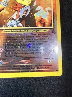 Pokemon Entei Reverse Holo Movie Promo #34 in LP condition! - Image 5