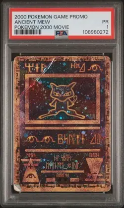 2000 POKEMON GAME MOVIE POKEMON 2000 MOVIE ANCIENT MEW PSA 1 - Image 1