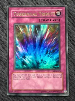 Yugioh Torrential Tribute Unlimited Edition Ultra Rare LON-025 LP - Image 1