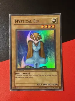 Mystical Elf LOB-062 the Legend of Blue Eyes White Dragon 1st Edition - Image 1