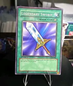 Legendary Sword LOB-040 1st Edition Common YuGiOh Legend of Blue Eyes NM Vintage - Image 1