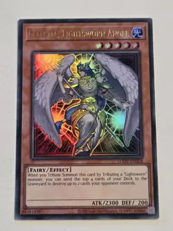 Celestia, Lightsworn Angel LODT-EN024 Ultra Rare Yugioh Unlimited Edition Mint - Image 1