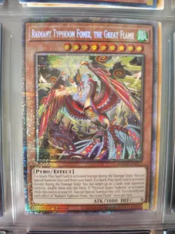 Yu-Gi-Oh! Radiant Typhoon Fonix, the Great Flame DOOD-EN017 Starlight Rare - Image 1