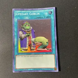 Yugioh! Upstart Goblin - SESL-EN043 - Super Rare - 1st Edition - Image 1