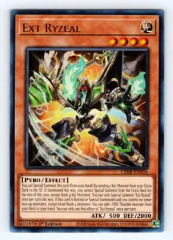 Yugioh Ext Ryzeal CRBR-EN004 1st Ed Ultra Rare - NM 💎 - Image 1