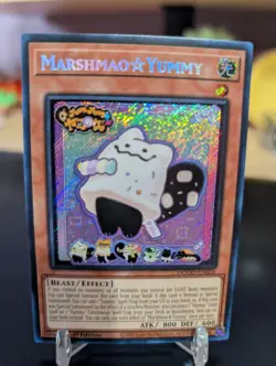 Yugioh 1st Edition Marshmao Yummy Hologram Holo DOOD-EN024 Starlight Rare Mint - Image 1