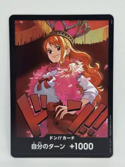DON!! Nami EB03 Japanese ONE PIECE Card Heroines Edition - NM US SELLER - Image 1