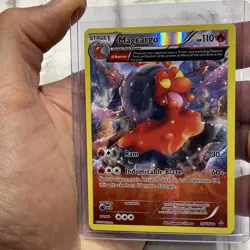 Pokemon Magcargo (Omega) 24/160 Reverse Holo LP/NM Primal Clash XY Rare Card TCG - Image 1