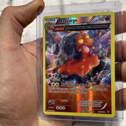 Pokemon Magcargo (Omega) 24/160 Reverse Holo LP/NM Primal Clash XY Rare Card TCG - Image 2