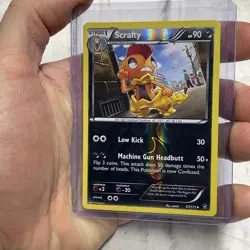 Scrafty 67/111 Pokemon Uncommon XY Furious Fists Card NM Near Mint Reverse Holo - Image 1